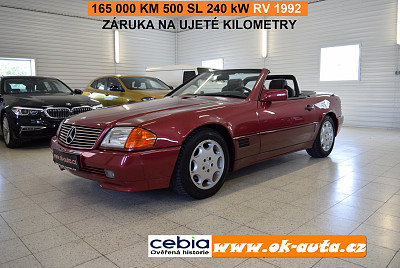 Mercedes-Benz 500 SL kabriolet 03/1992, 