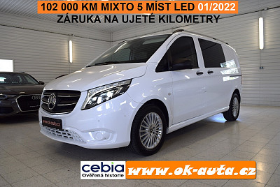 Mercedes-Benz Vito 114 Mixto 5 míst 01/2022, 