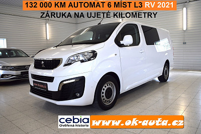 Peugeot Expert 2.0 HDI Automat 6 míst 11/2021, 