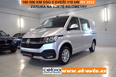 VW Transporter 2.0 TDI DSG 110 kW 05/2022, 