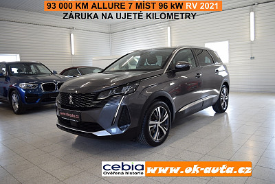 Peugeot 1.5 BHDI Allure 7 míst 96 kW 08/2021, Peugeot 1.5 BHDI Allure 7 míst 96 kW 08/2021,