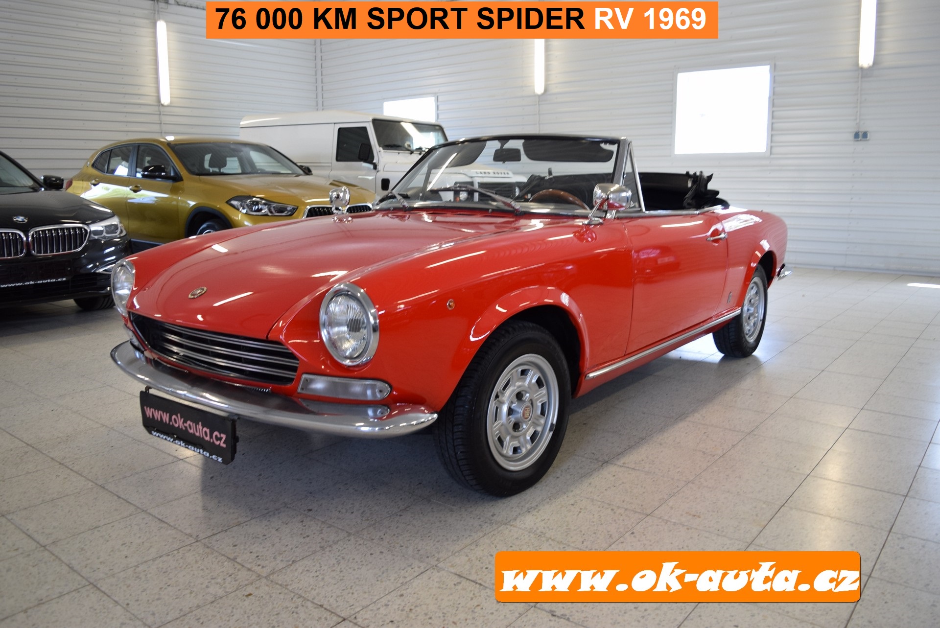 Fiat 124 1.6  Sport Spider rv 1969