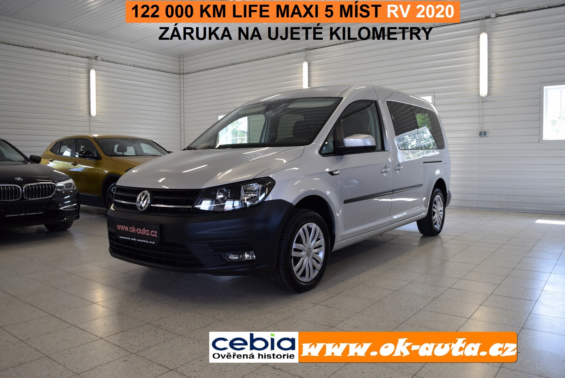 VW Caddy 2.0 TDI Life Maxi 5 míst 06/2020